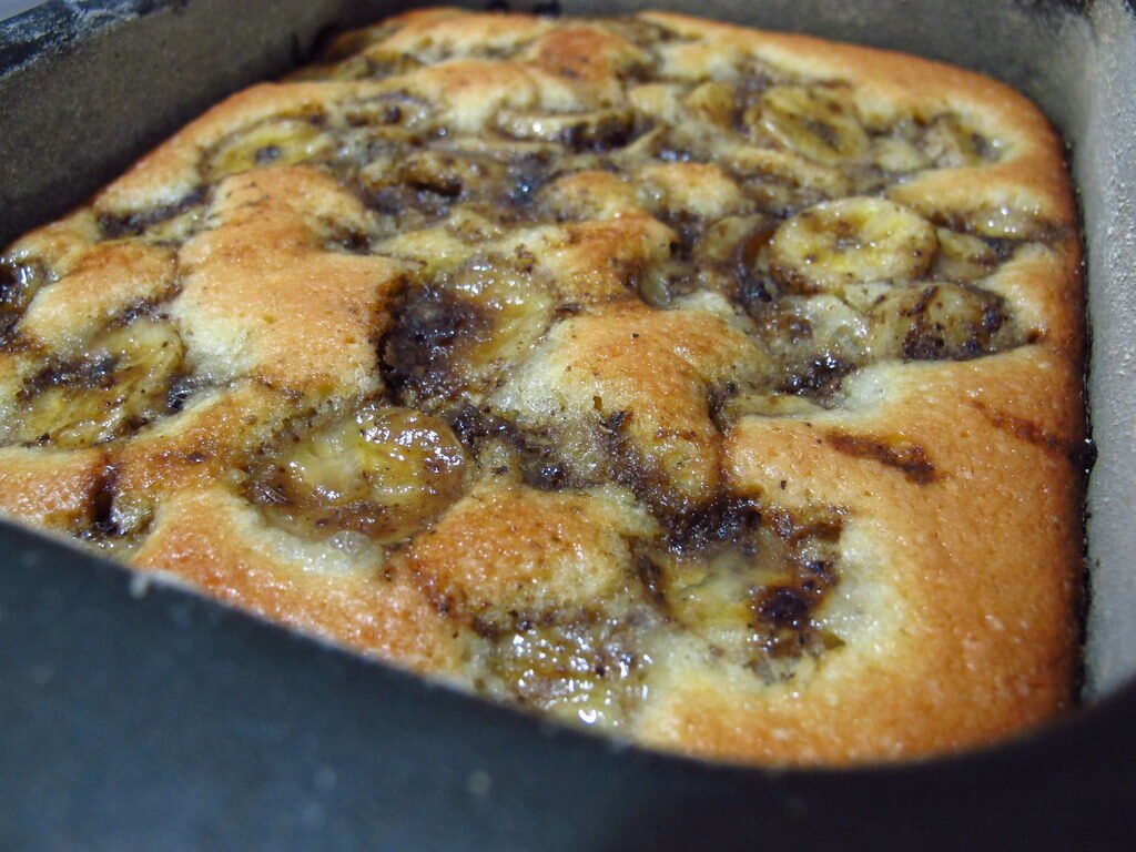 receita bolo de banana